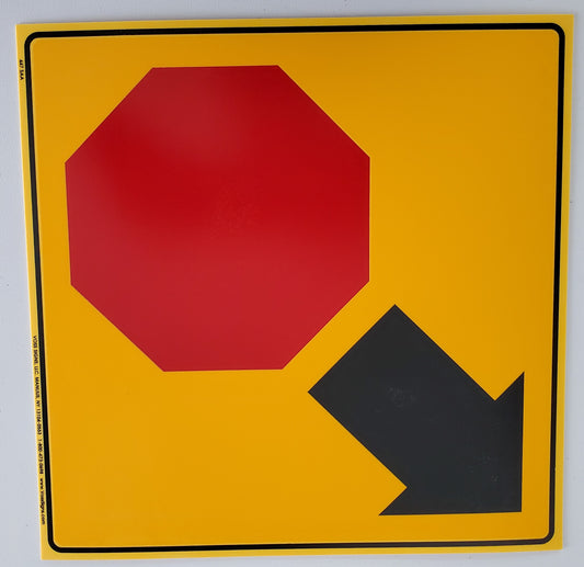 STOP AHEAD (12x12)