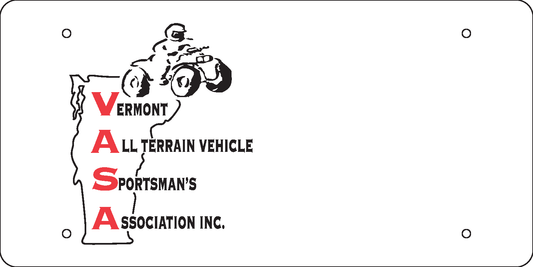 TAD PLATE BLANK (WHITE w/LOGO)